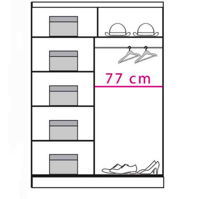 Dome DO7 Sliding Door Wardrobe