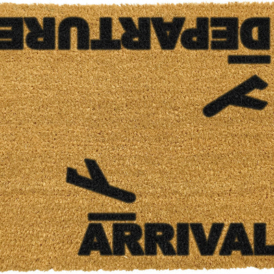 Arrivals and Departures Doormat