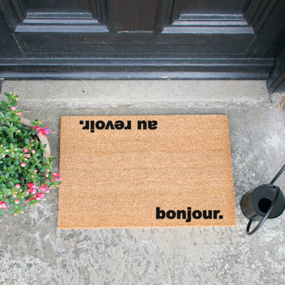 Bonjour, Au Revoir Doormat