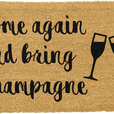 Bring Champagne Doormat