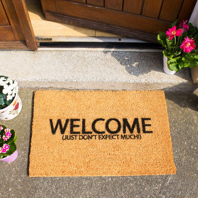 Welcome Don't Expect Much Doormat