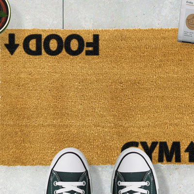 Gym addict doormat