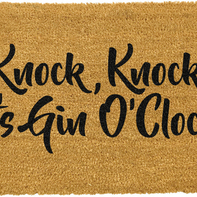 Gin O'Clock Doormat