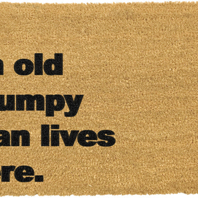 Grumpy Man Lives Here Doormat