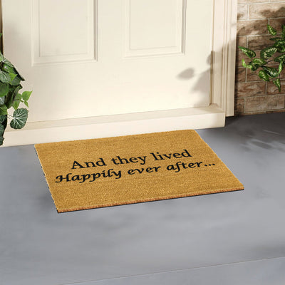 And they lived happily ever after doormat