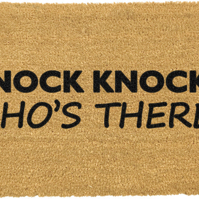 Knock Knock who's there doormat