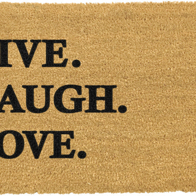 Live Laugh Love Doormat