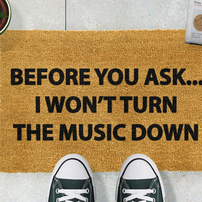 Loud Music Doormat