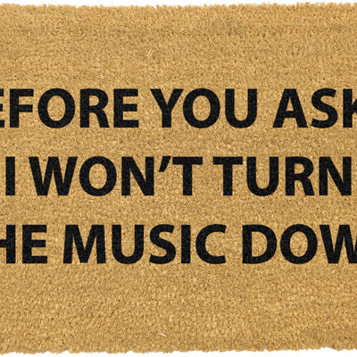 Loud Music Doormat