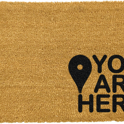 You are Here Doormat