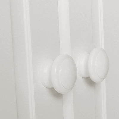 Copenhagen 2 door 2 drawer Wardrobe in White
