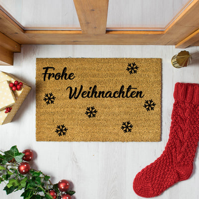 Frohe weihnachten fußmatten