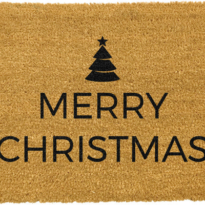 Traditional Merry Christmas Greeeting Doormat