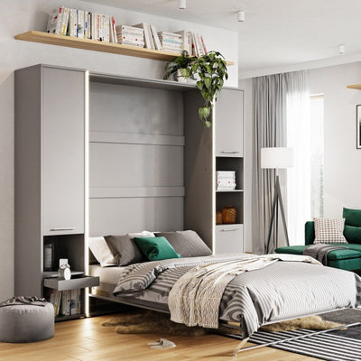 CP-03 Vertical Wall Bed Concept 90cm with Storage Cabinet