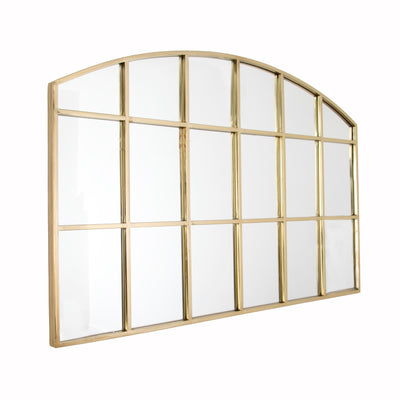 Horizontal Arch Mirror - Gold