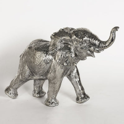 Silver Elephant Figurine