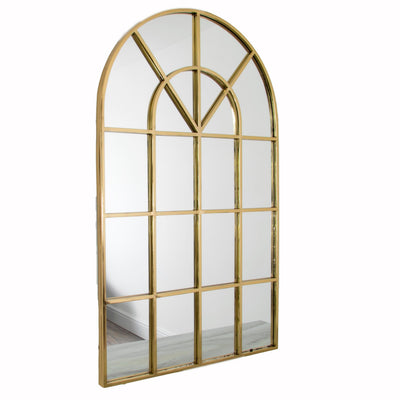 Gold Arched Rome Mirror