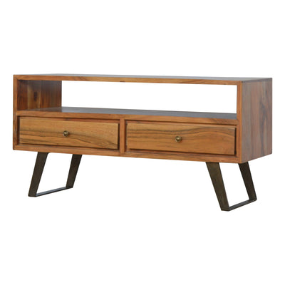 Media Unit with Iron Legs