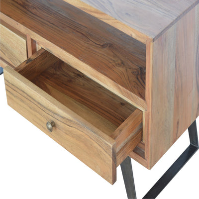 Media Unit with Iron Legs