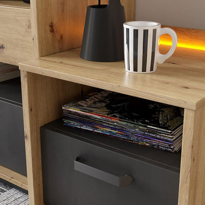 Qubic 10 Bedside Cabinet With LED