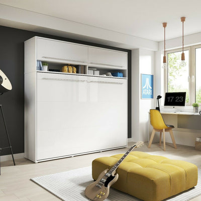 CP-04 Horizontal Wall Bed Concept 140cm with Over Bed Unit